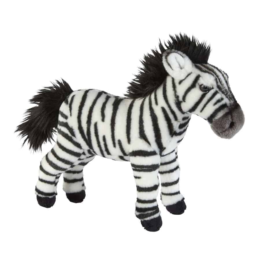 Stuffed shop zebra toy