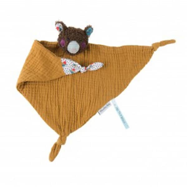 Muslin Bear Comforter