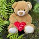 Large Heart Teddy Bear
